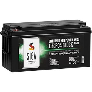 SIGA LIFEPO4 150Ah 12V Lithium Batterie Lithium Akku Lithium
