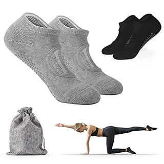 Tusscle Yoga Socken für Damen rutschfest