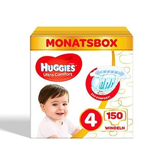 Huggies Windeln Ultra Comfort Baby Größe 4 Monatsbox