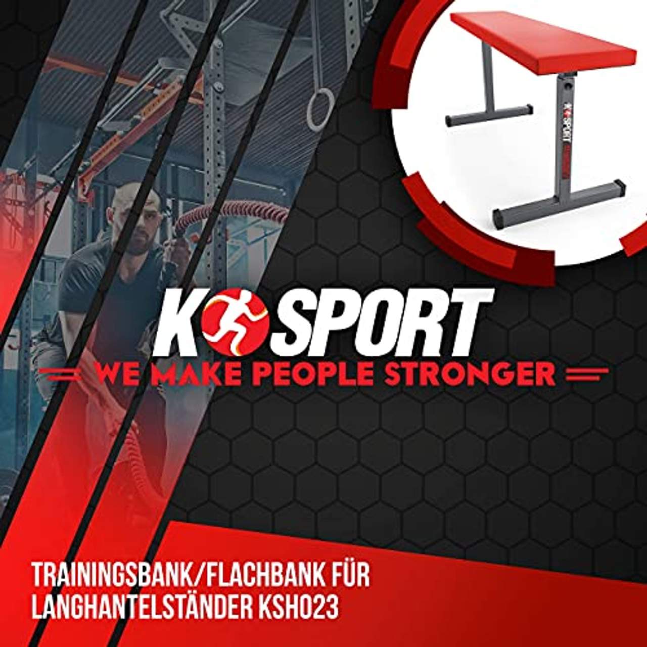 K-Sport: Trainingsbank I Komfortable Hantelbank