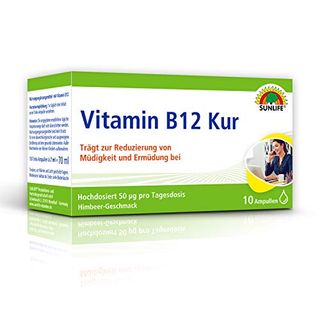 Sunlife Vitamin B12 Kur: hochdosiert gegen Müdigkeit & Erschöpfung