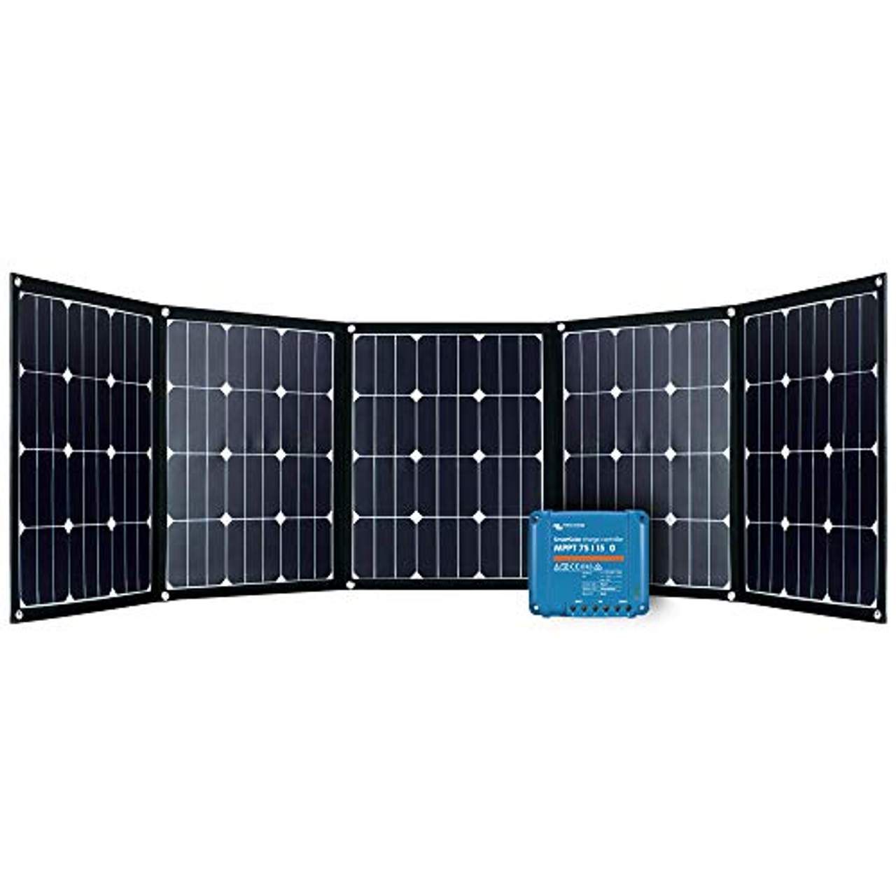 50W DC 12V Faltbar USB Solarpanel Solarzelle Solar Module Faltbar Camping DE \ 