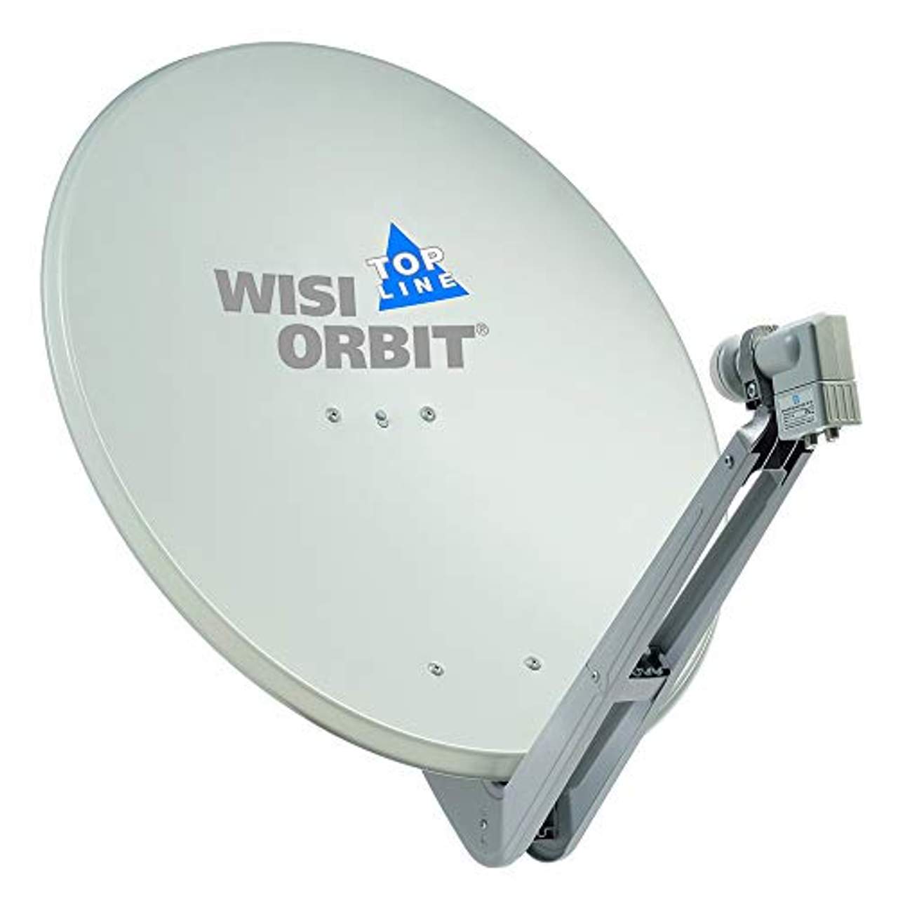 Wisi Orbit Topline Satelliten Offset-Antenne OA85G in Lichtgrau