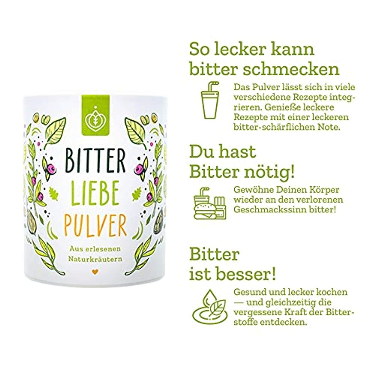 BitterLiebe Bitterstoffe Pulver 100g