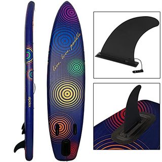 SUP Stand Up Paddle Board 320 cm komplettset Surfboard aufblasbar iSUP ALPIDEX 
