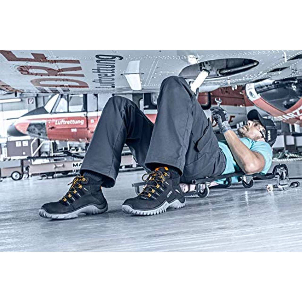 Uvex Motion Sport Leder-Sicherheitsstiefel S1 SRC ESD