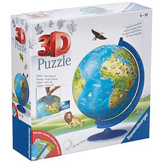 Ravensburger 3D Puzzle 11160 Kinderglobus in deutscher Sprache