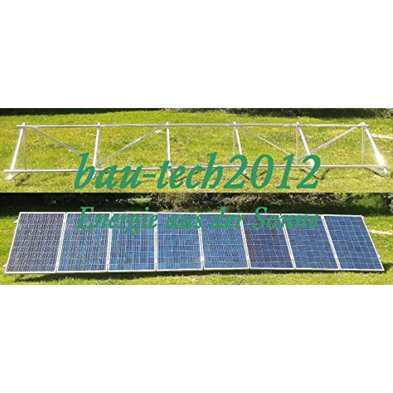 bau-tech Solarenergie 2.000Watt Photovoltaikanlage