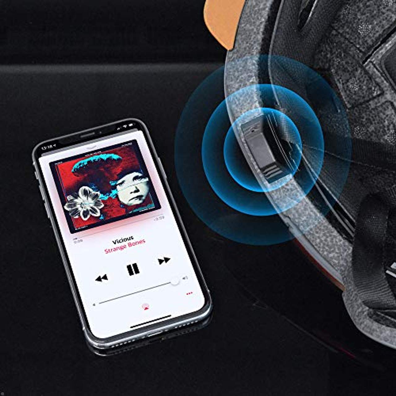 Livall Unisex BH51M Musik, Rücklicht mit Tag/Nacht Automatik, Blinker, Navigation, Anruffunktion