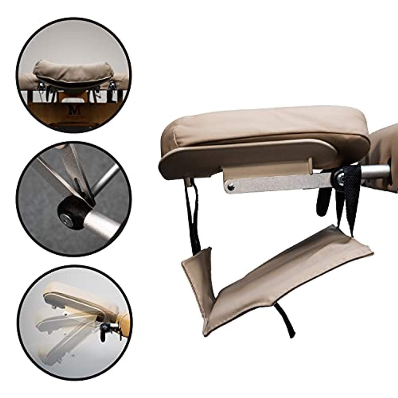 MASSUNDA Comfort Deluxe -Massage-Liege klappbar und höhenverstellbar-185cmx71cm