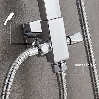 Moderde Design Duschset Duscharmatur Duschsystem mit Regendusche und Duschkopf