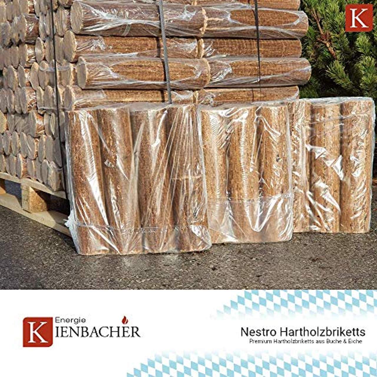 1000kg Premium Holzbriketts Nestro Hartholz Briketts