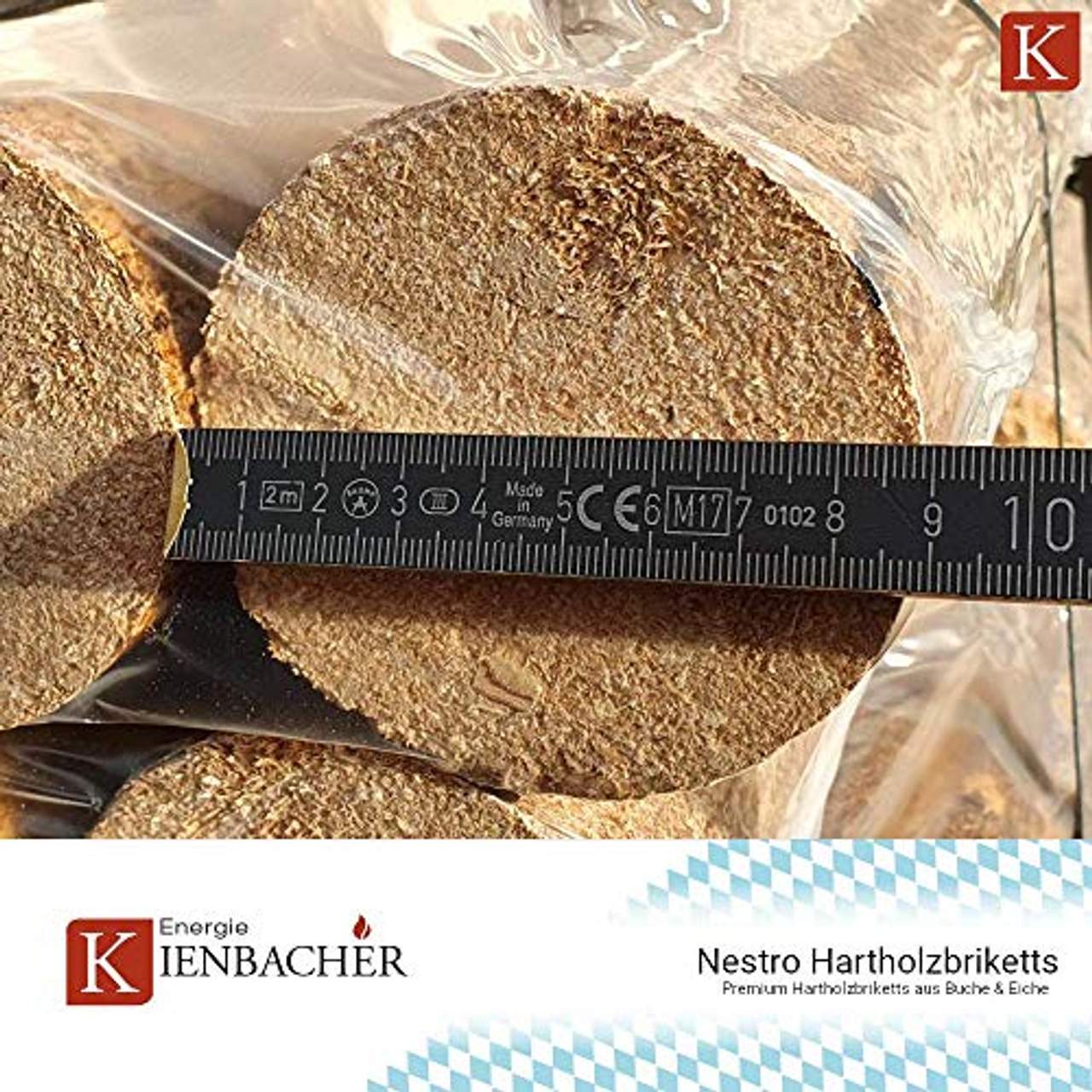 1000kg Premium Holzbriketts Nestro Hartholz Briketts