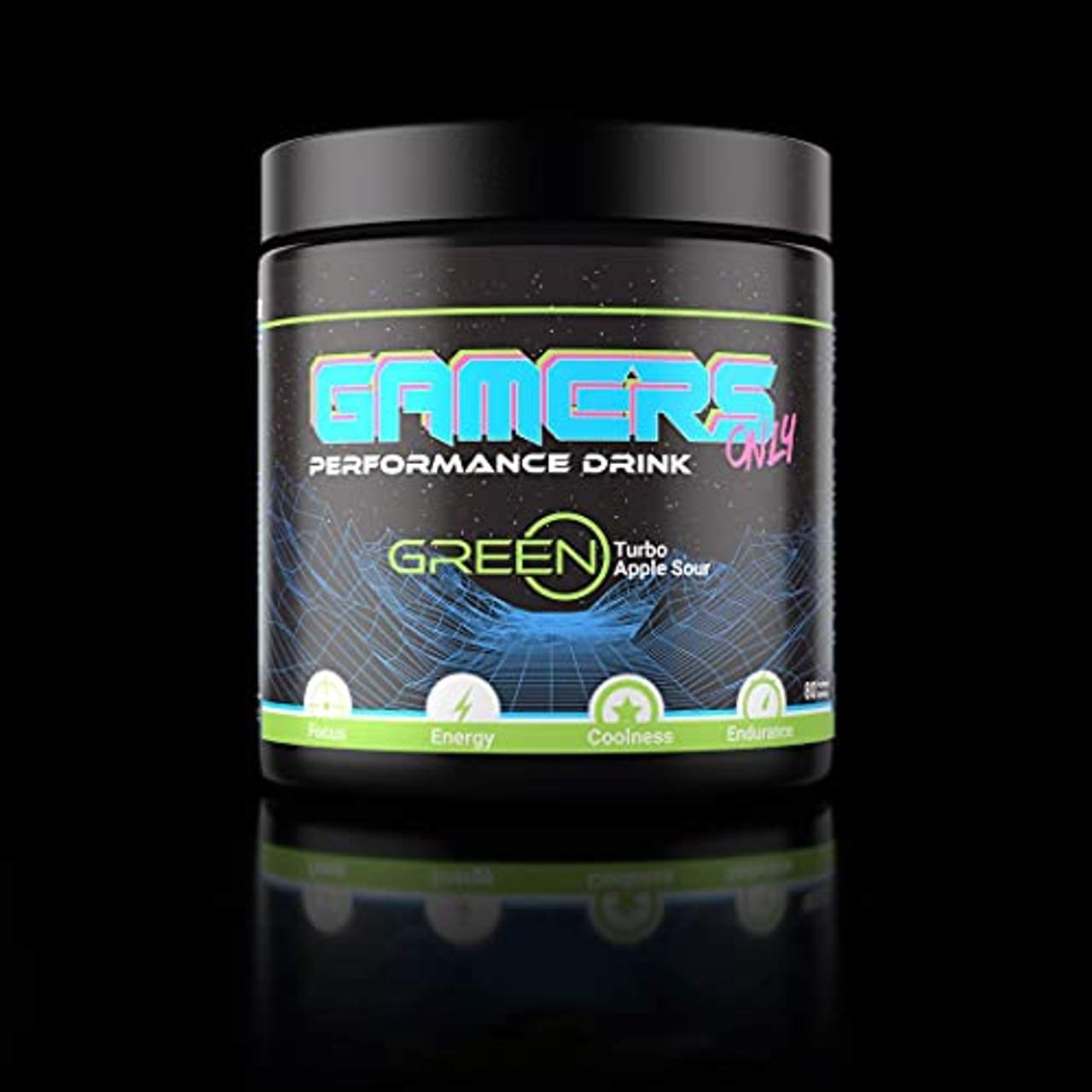 Gamers Only Green Turbo Apple Sour