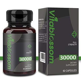 Vitablossom Kapseln Hochdosiert & Kaltgepresst 30000 mg Hochwertige Pflanzliche Omega