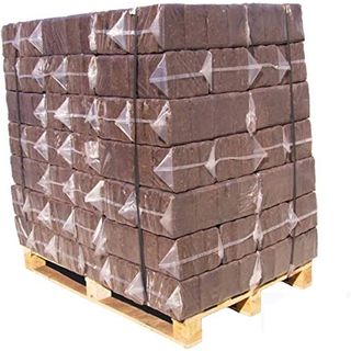 mumba Palette mit 1008 kg Rindenbriketts Holz-Briketts aus Rinde