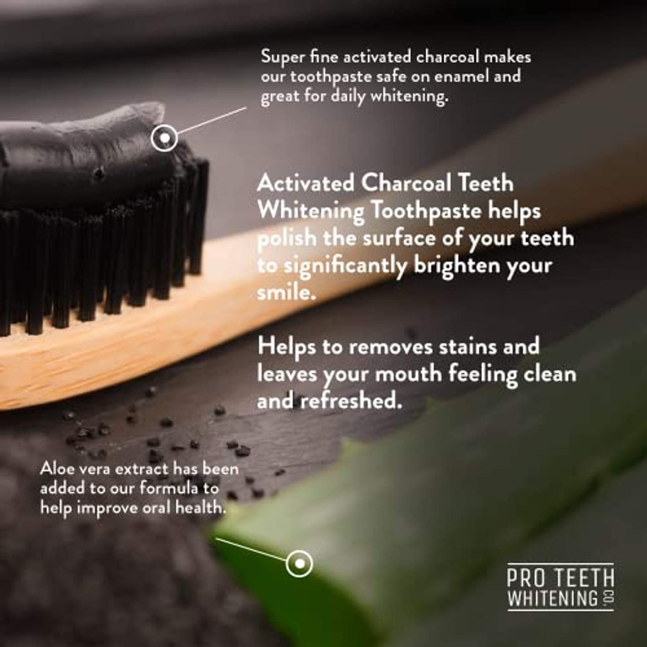 Pro Teeth Whitening Co Aktivkohle Zahnpasta