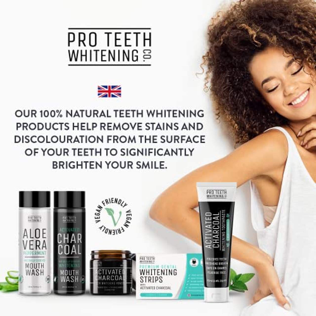 Pro Teeth Whitening Co Aktivkohle Zahnpasta
