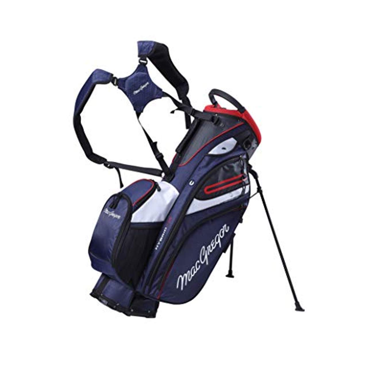 MACGREGOR Men's MACBAG146 Mactec Hybrid 14 Golf Club Stand Carry Trolley Bag