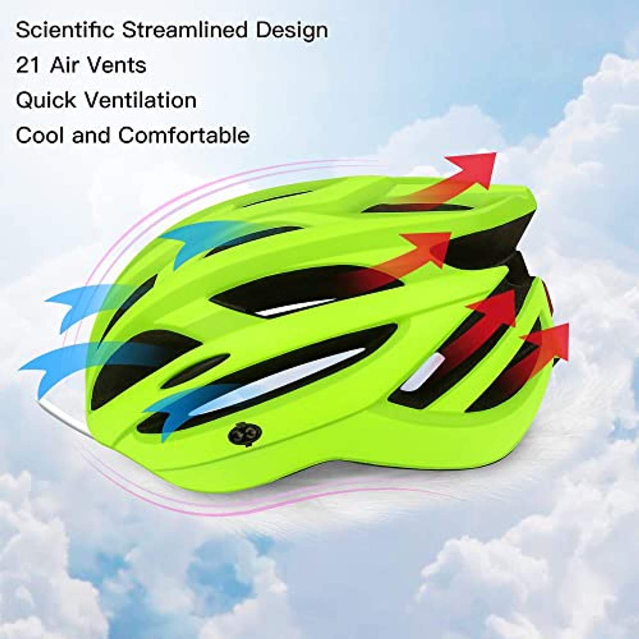 DesignSter Fahrradhelm für Erwachsene Herren Damen Mit CE- und UKCA 