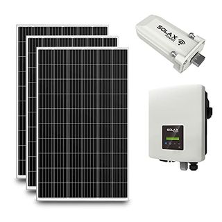 Solar Set Solax  1.240 WattWechselrichter 330W Monokristallin Mikroinverter