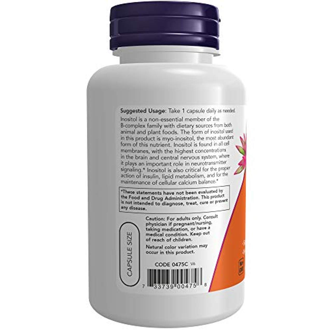 Now Foods Inositol 500 mg