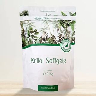VivaNutria Krillöl-Kapseln 300 Stück I kleine Softgel-Kapseln
