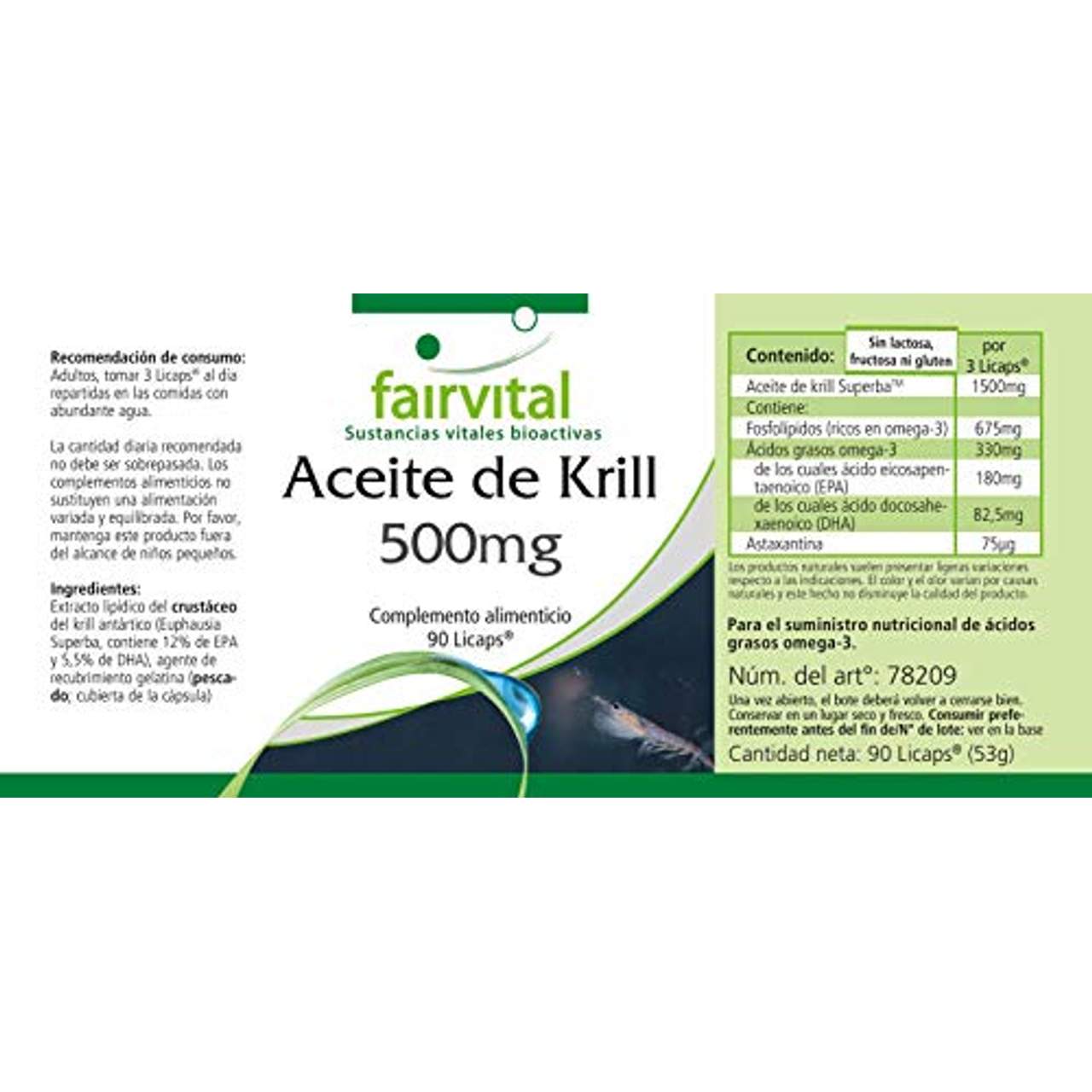 fairvital Krill-Öl Kapseln 500mg