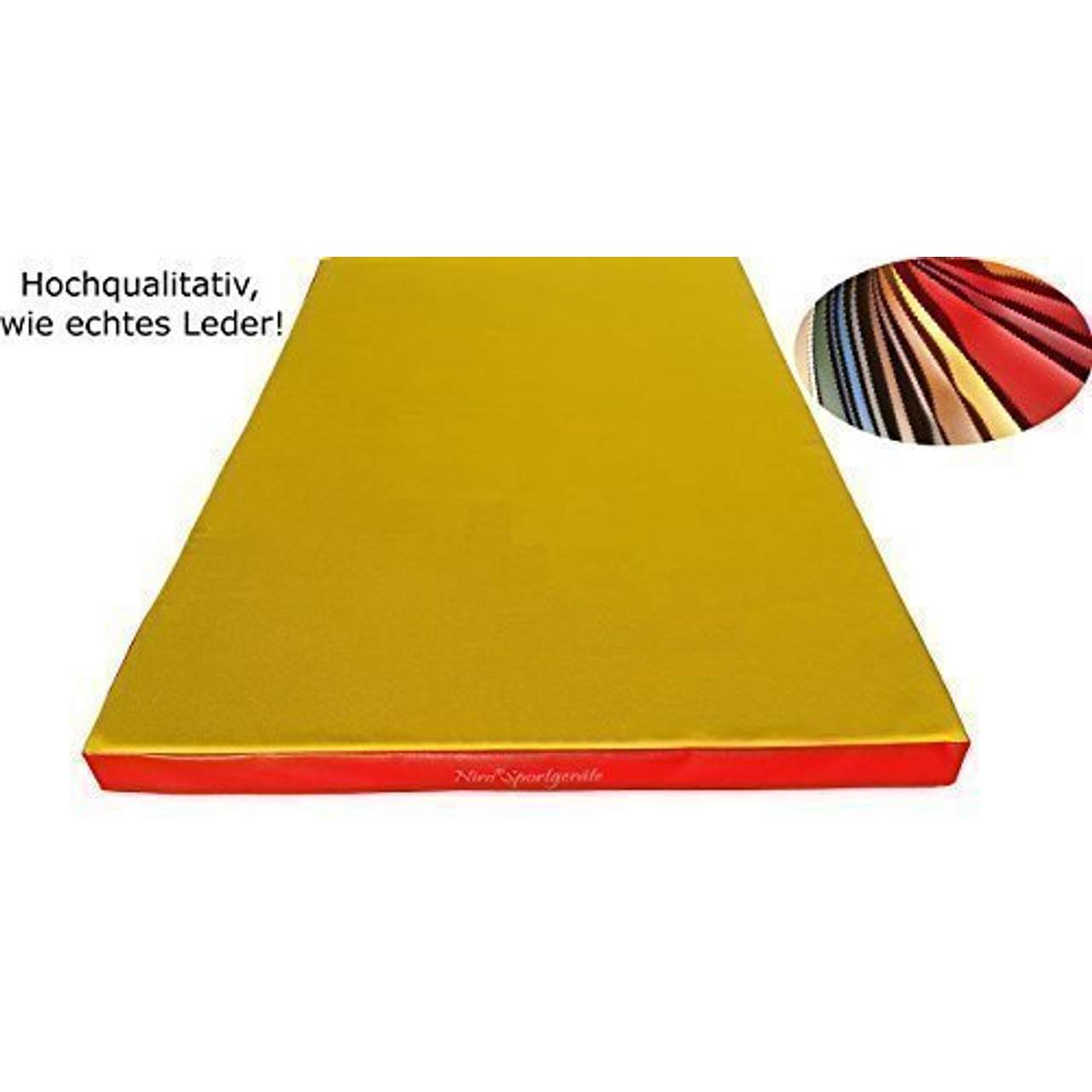 NiroSport Weichbodenmatte 150 x 100 x 8 cm Turnmatte Gymnastikmatte
