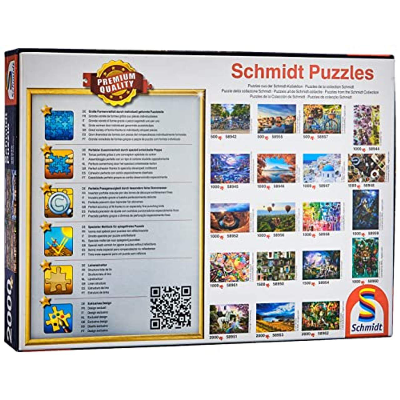 Schmidt Spiele Puzzle 58345 Jahreszeiten Haus
