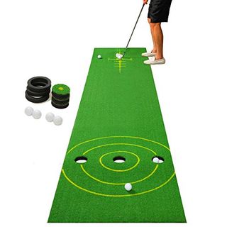 SHOWTIMEZ Putting Matte Professionelle Puttingmatte Golf Übungsmatte