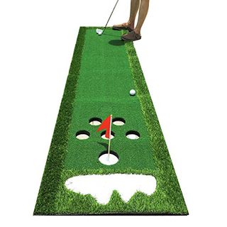 SHOWTIMEZ Golf Putting Matte Tragbare Puttingmatte Trainingsmatte