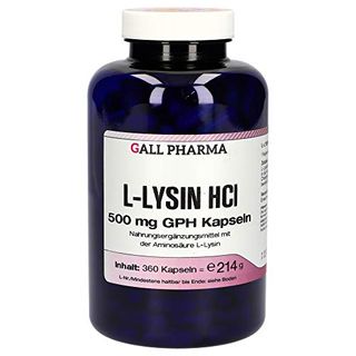 Gall Pharma L-Lysin HCl 500 mg GPH Kapseln 360 Stück