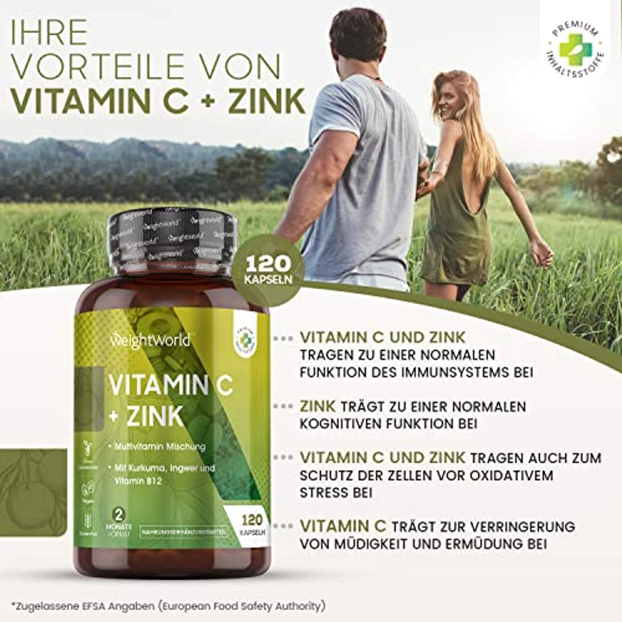 WeightWorld Einführungspreis 2021 Vitamin C & Zink Komplex