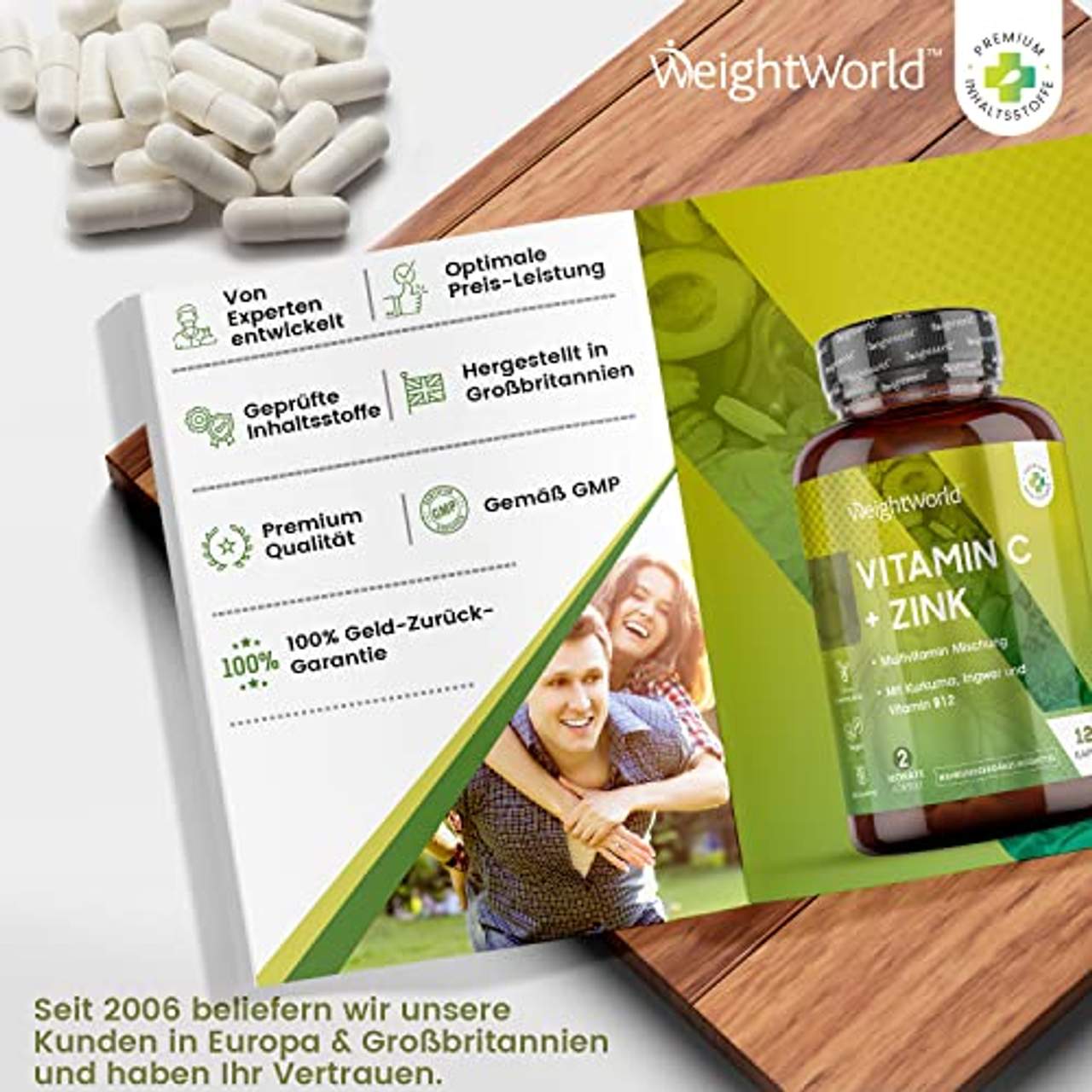 WeightWorld Einführungspreis 2021 Vitamin C & Zink Komplex