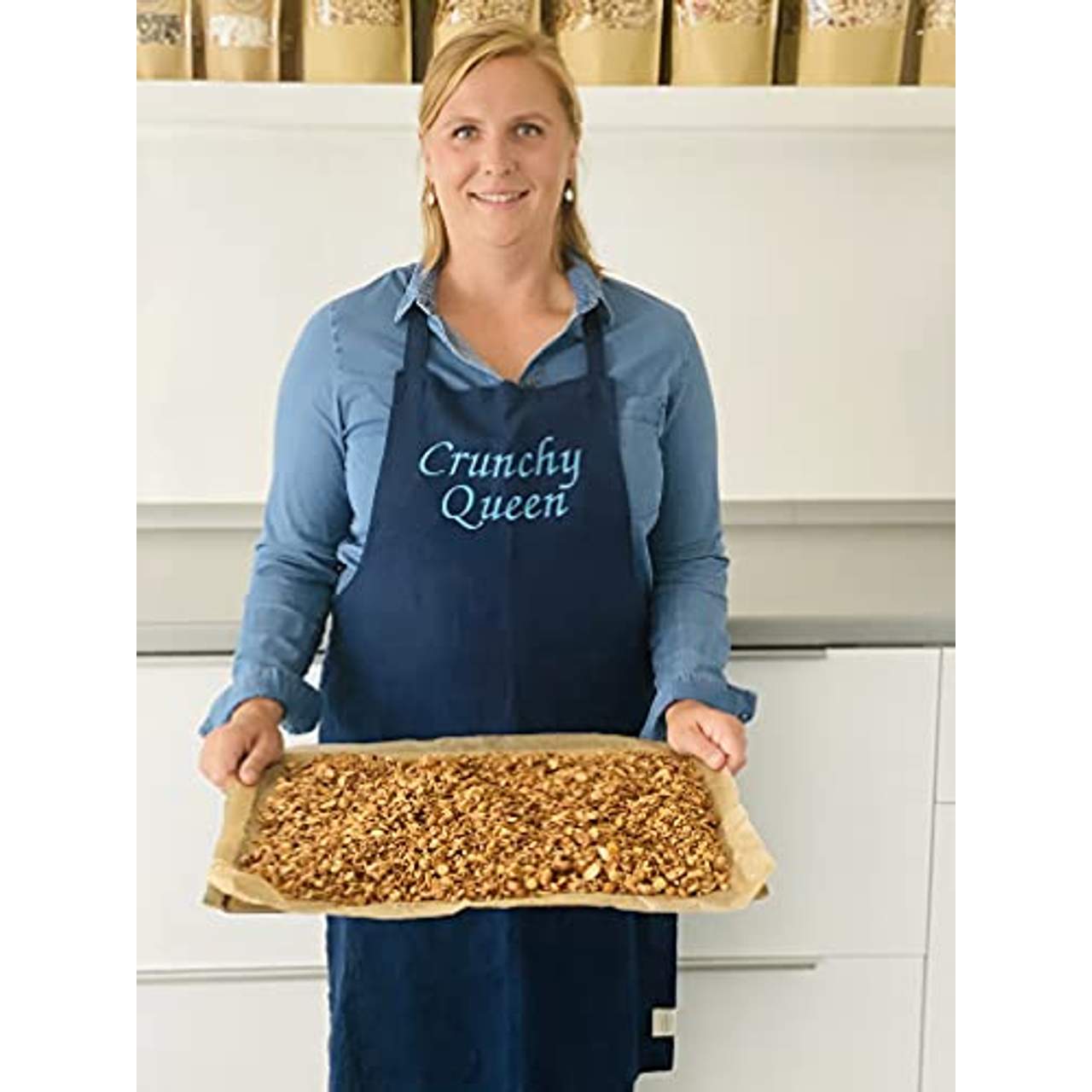 Crunchy Queen Eiweiß-​Quelle Crunchy Granola Müsli ohne raffinierten Zucker