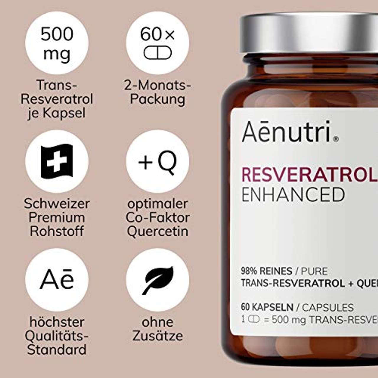 NEU: Resveratrol Plus hochdosiert