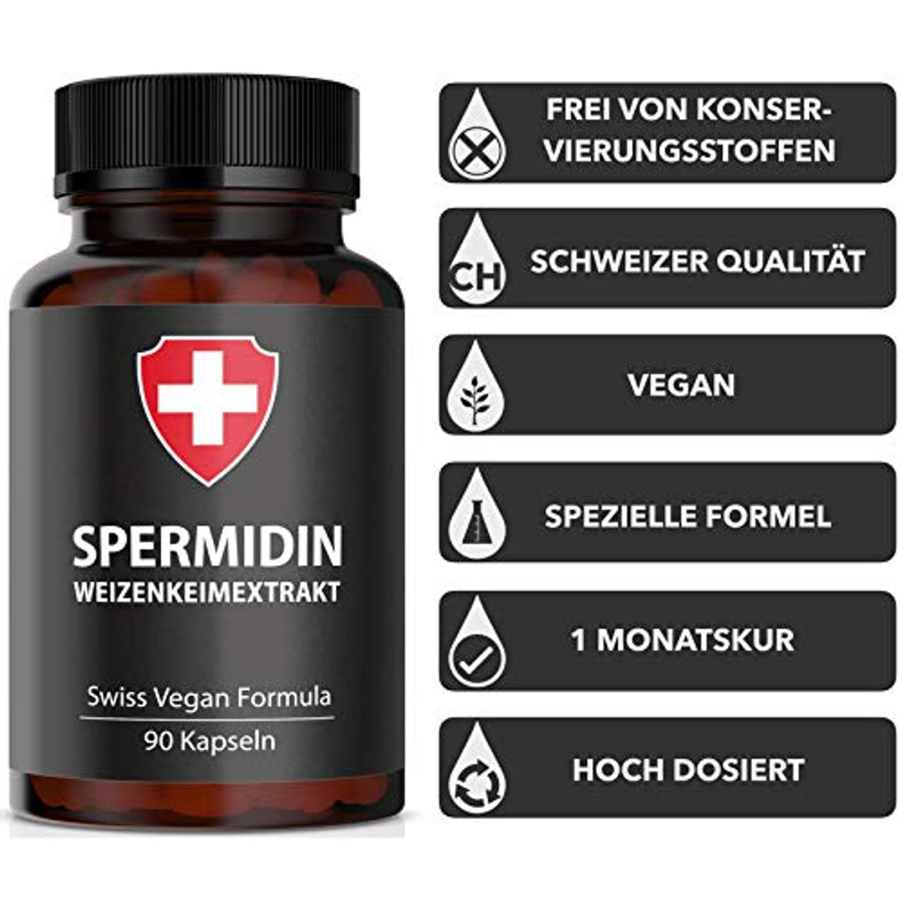 Active Swiss Spermidin Kapseln hochdosiert