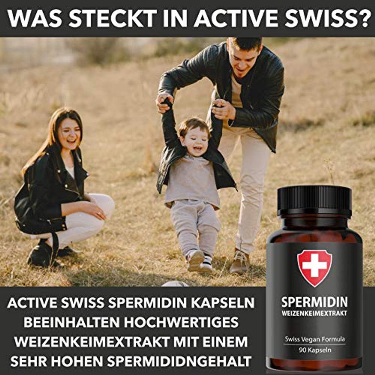 Active Swiss Spermidin Kapseln hochdosiert