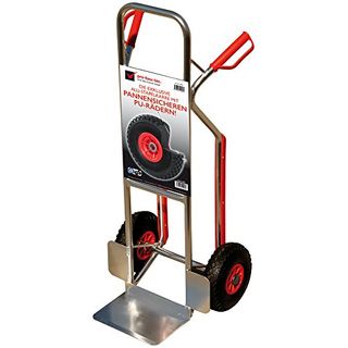 pro-bau-tec Aluminium Sackkarre mit Treppenrutsche und PU Rädern 150 kg