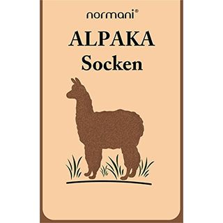normani 2 Paar Sehr Dicke Flauschige Alpaka Socken Wintersocken