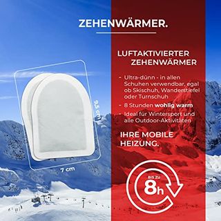 30 Paar Fusswärmer Schuhwärmer Thermopads Zehenwärmer Wärmer Wärmepad MHD 2022 
