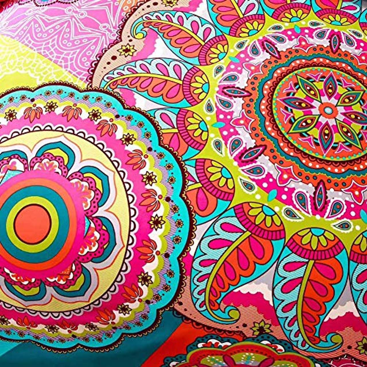 Mitchell Boho Bettwäsche Set 135x200 4teilig Indishes Design Mandala