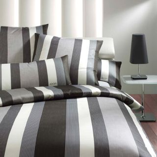 Joop Bettwäsche Rapid Stripes Kiesel  1 Bettbezug 135 x 200 cm