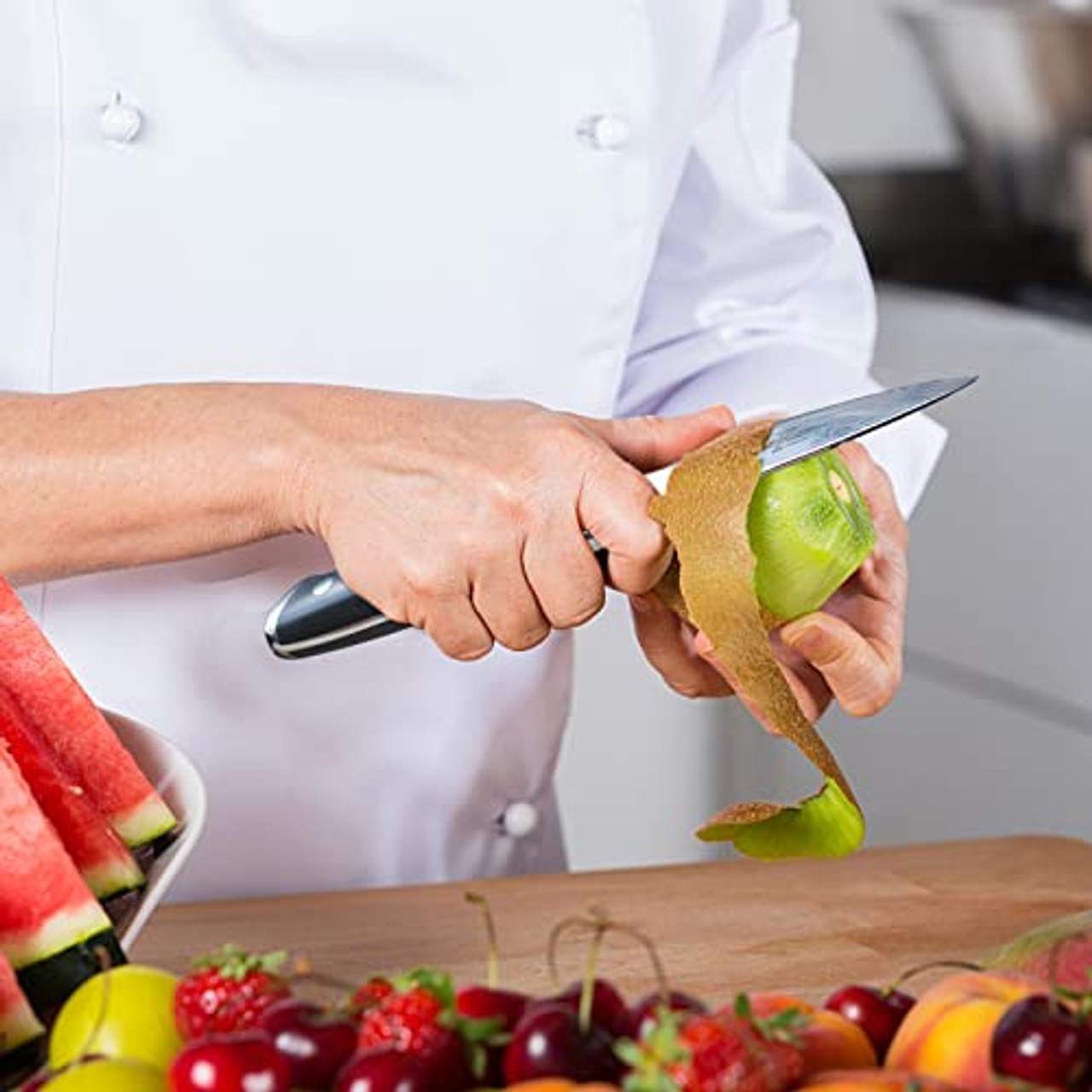 SHAN ZU Damast Schälmesser Obst und Gemüsemesser Küchen Messer