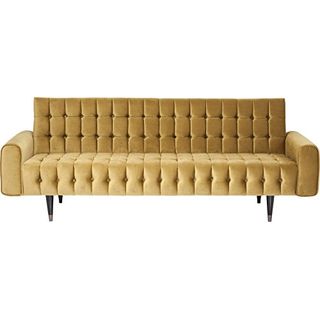 Kare Design Sofa Milchbar Velvet Honey 3-Sitzer