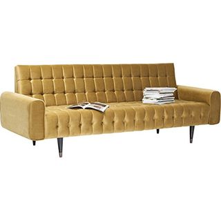 Kare Design Sofa Milchbar Velvet Honey 3-Sitzer