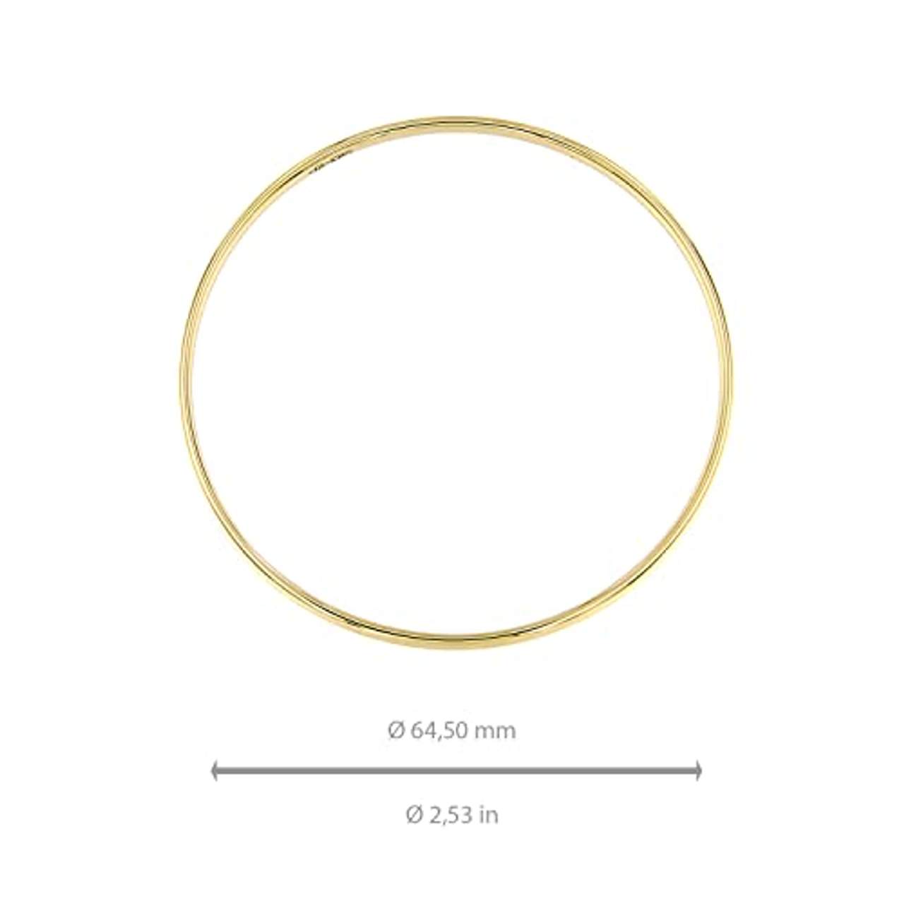 Lucchetta Damen-Armband 9 Karat 375 Gelbgold