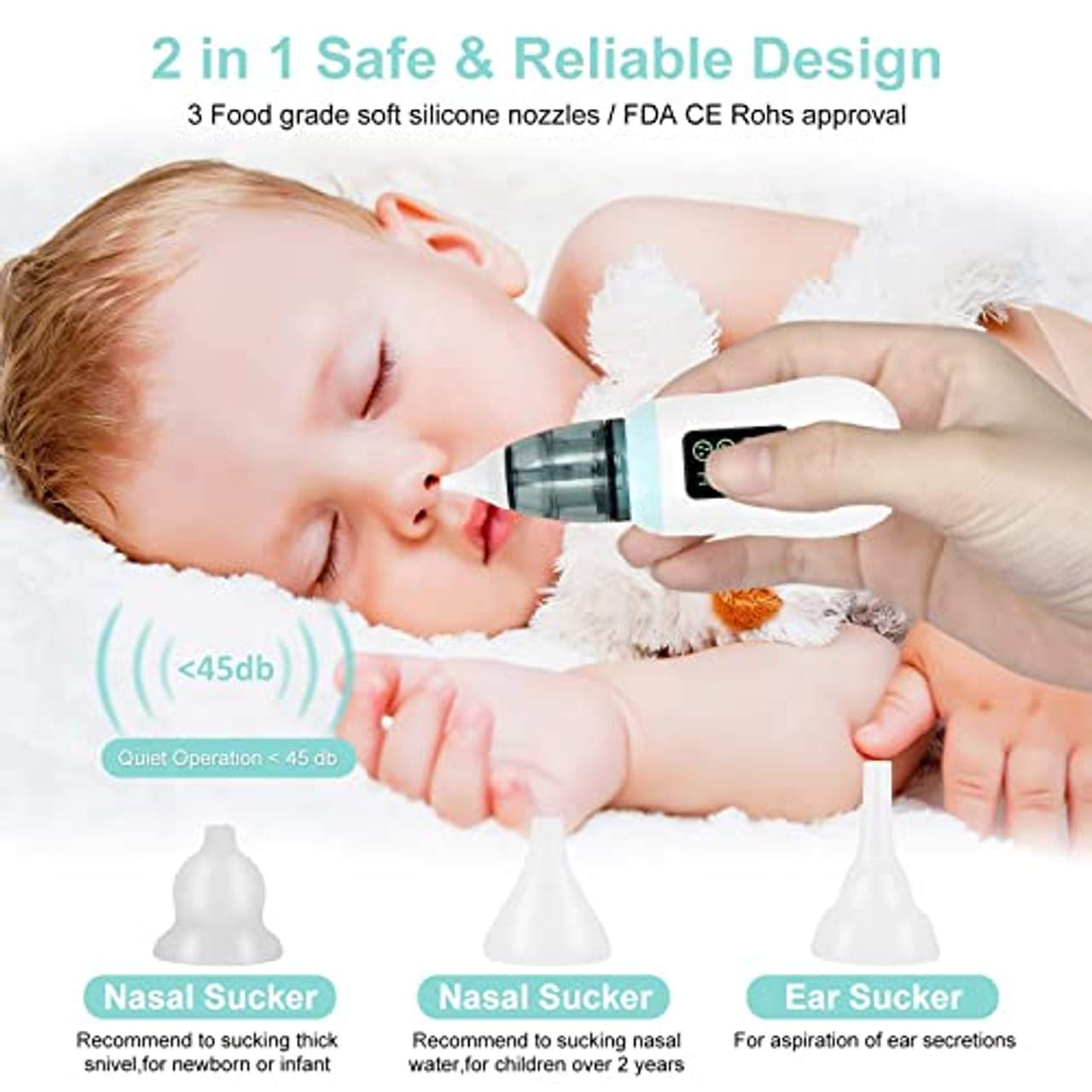 SHUMDHA Nasensauger Baby elektrisch