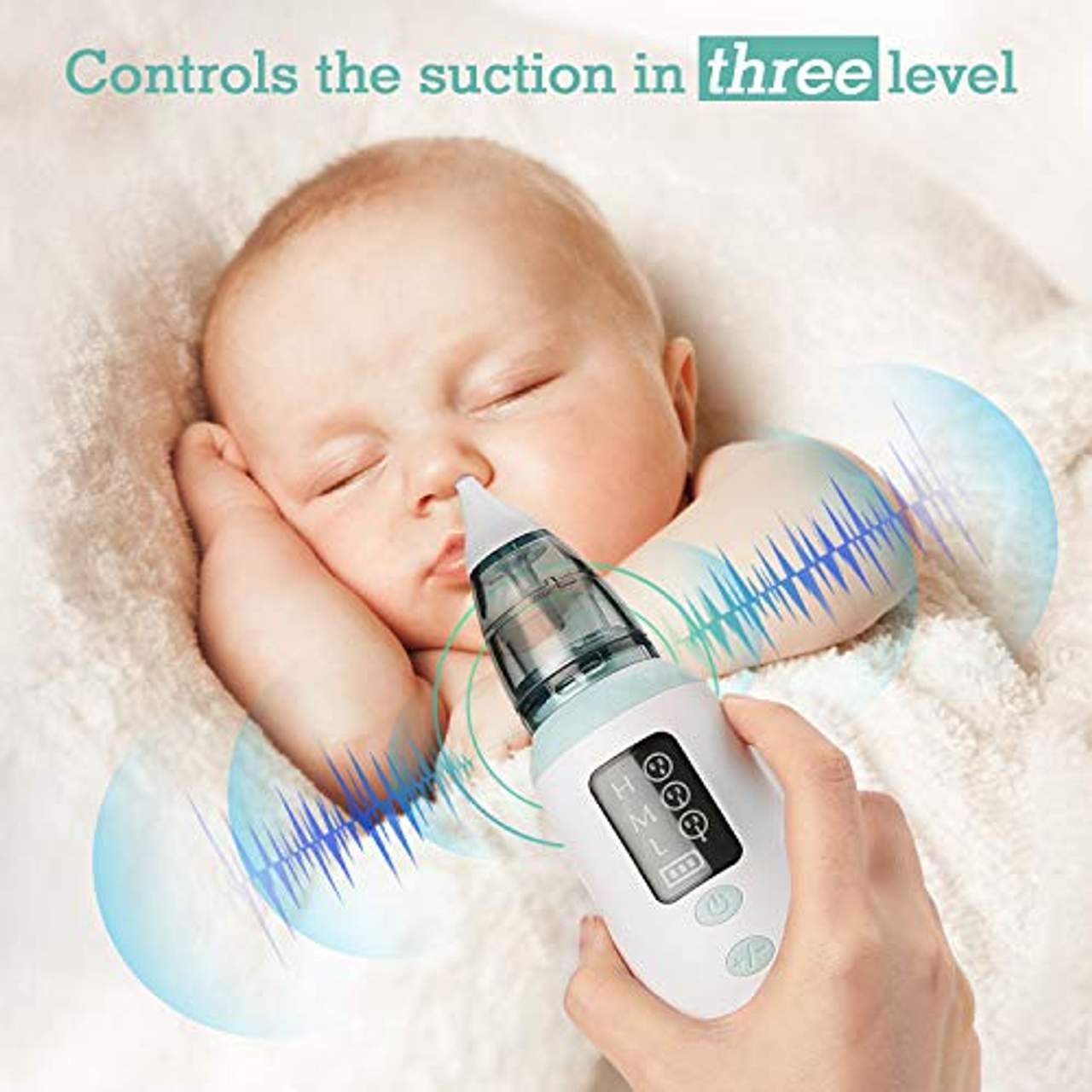 HK Nasensauger Baby Nasal Aspirator Elektrisch USB-Aufladung